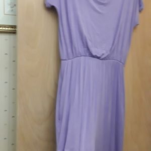 Lilac Lavender Purple Boho  Maxi  Pocket Jumpsuit XL
